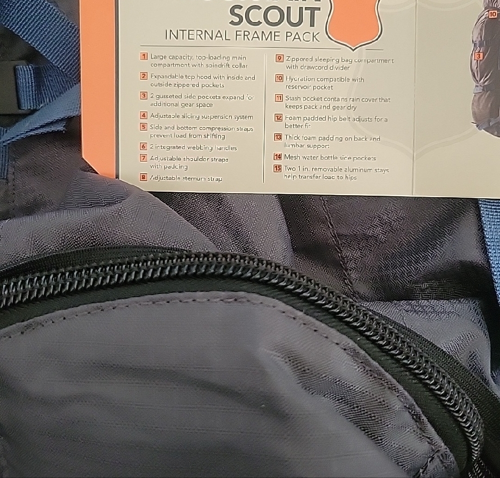 Field & Stream Internal Frame 65L Backpack - Picture 4 of 7